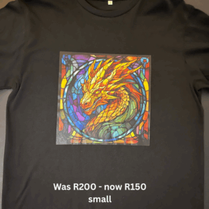 Dragon stained glass tshirt