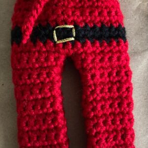 Santa pants cutlery holder