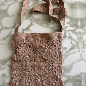 Ladies cotton cross body bag