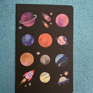 Planet Notebook Black - Sale